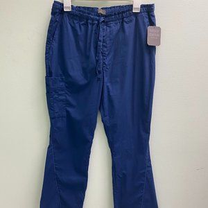 Blue Jaanuu Drawstring Scrub Pants